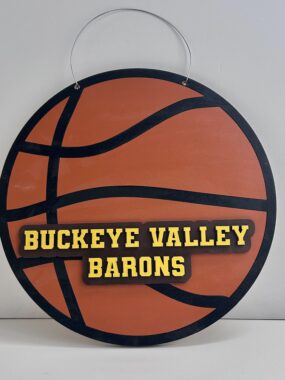 Basketball Door Hanger