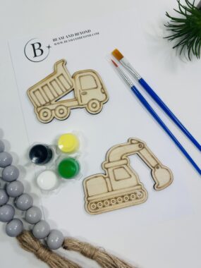 DIY Paint Kit – Construction Trucks