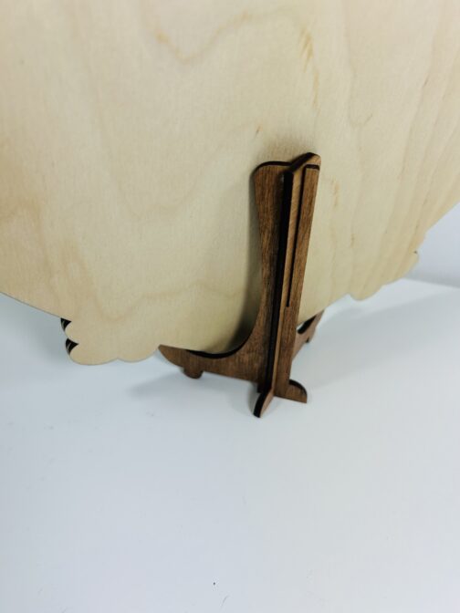 Heart-Shaped Wooden Pet Memorial - Image 3