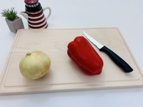 10x16 Maple Cutting Board with Juice Groove - Image 3