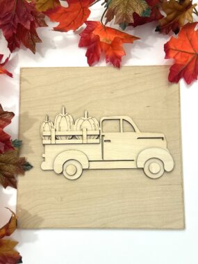 Fall Truck Tile – Leaning Ladder Collection