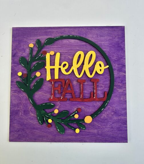 Hello Fall Tile - Leaning Ladder Collection - Image 5