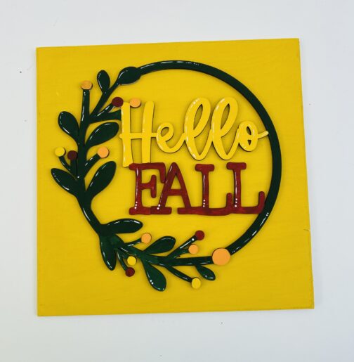 Hello Fall Tile - Leaning Ladder Collection - Image 6
