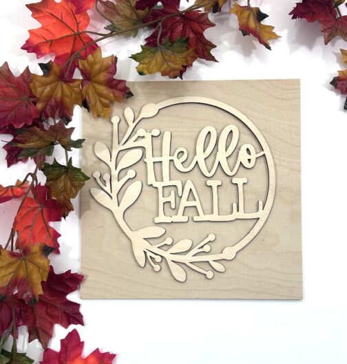 Hello Fall Tile - Leaning Ladder Collection - Image 2