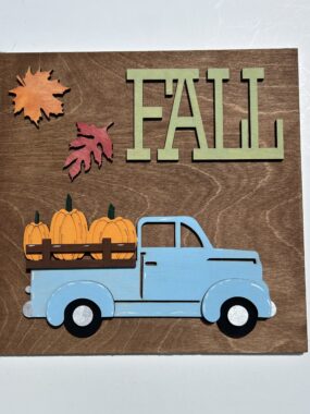 Fall Truck Tile – Leaning Ladder Collection