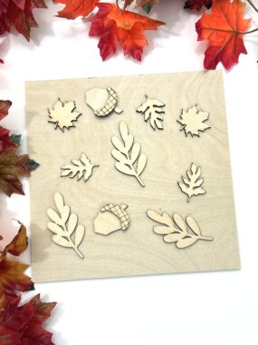 Fall Leaves Tile – Leaning Ladder Collection