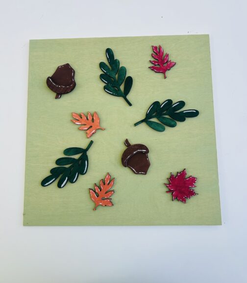 Fall Leaves Tile - Leaning Ladder Collection - Image 4
