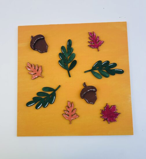 Fall Leaves Tile - Leaning Ladder Collection - Image 5