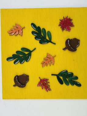 Fall Leaves Tile – Leaning Ladder Collection