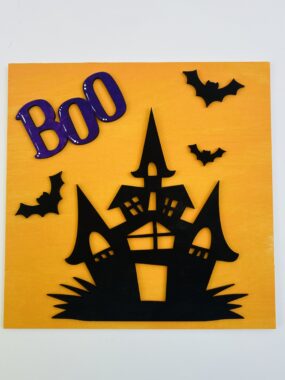Halloween House Tile – Leaning Ladder Collection
