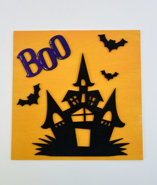 Halloween House Tile - Leaning Ladder Collection