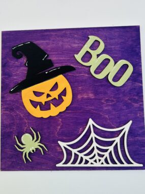 Halloween Spider Tile – Leaning Ladder Collection