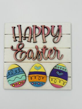 Happy Easter Tile – Leaning Ladder Collection