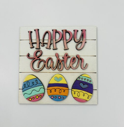 Happy Easter Tile - Leaning Ladder Collection