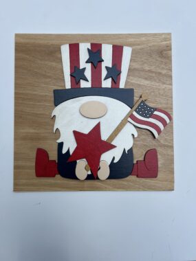 Uncle Sam Gnome Tile – Leaning Ladder Collection