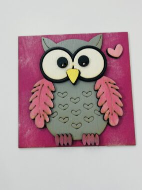 Owl Tile – Leaning Ladder Collection