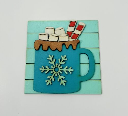 Hot Cocoa Tile - Leaning Ladder Collection