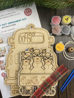 DIY Christmas Truck Ornament Kit – North Pole Reindeer