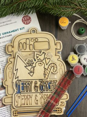 DIY Christmas Truck Ornament Kit – Merry & Bright Gingerbread Man