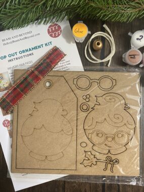 DIY Christmas Ornament Kit – Mrs. Clause tag