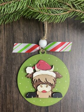 DIY Christmas Ornament Kit – Highland Cow