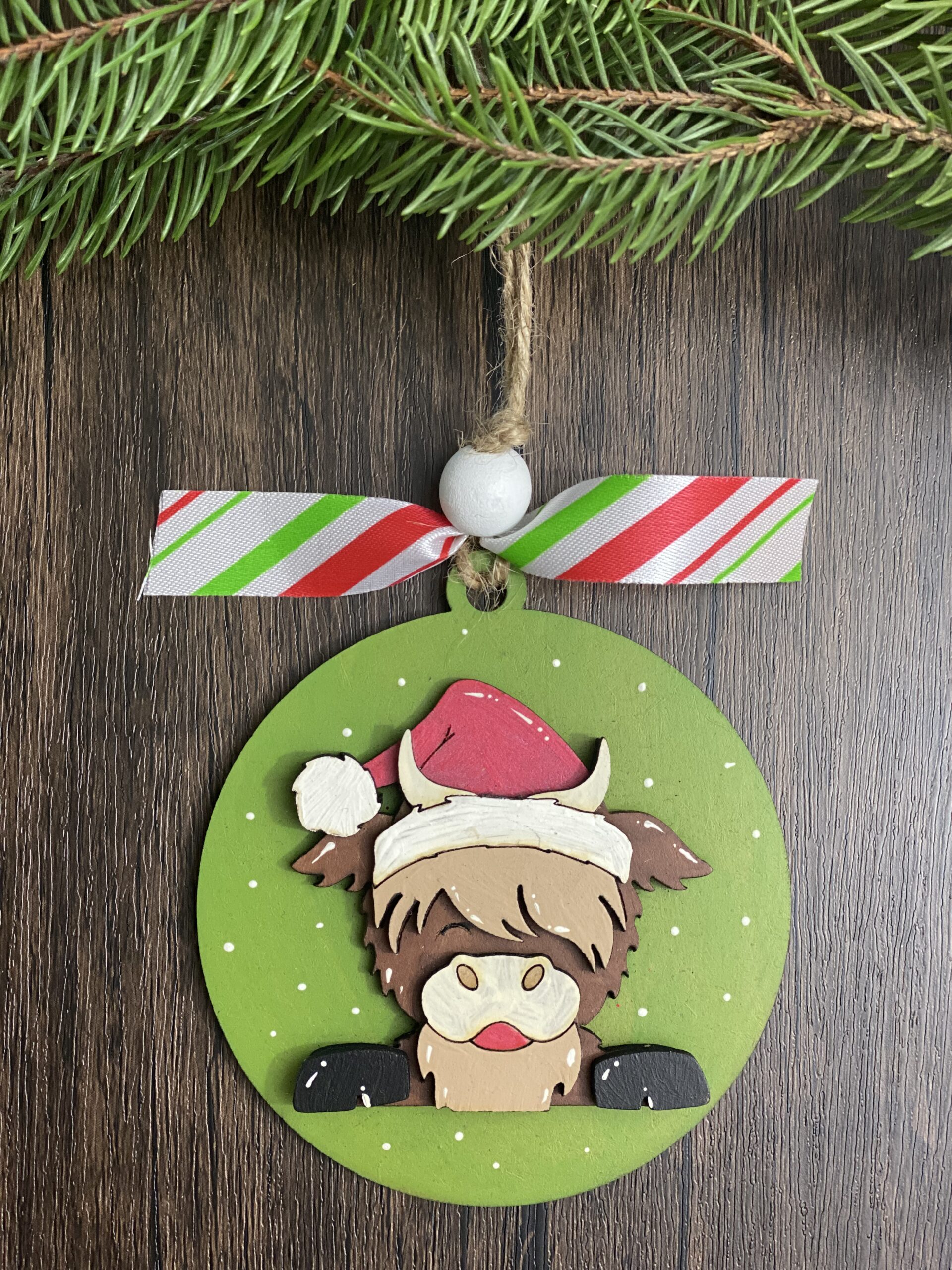 DIY Christmas Ornament Kit - Highland Cow