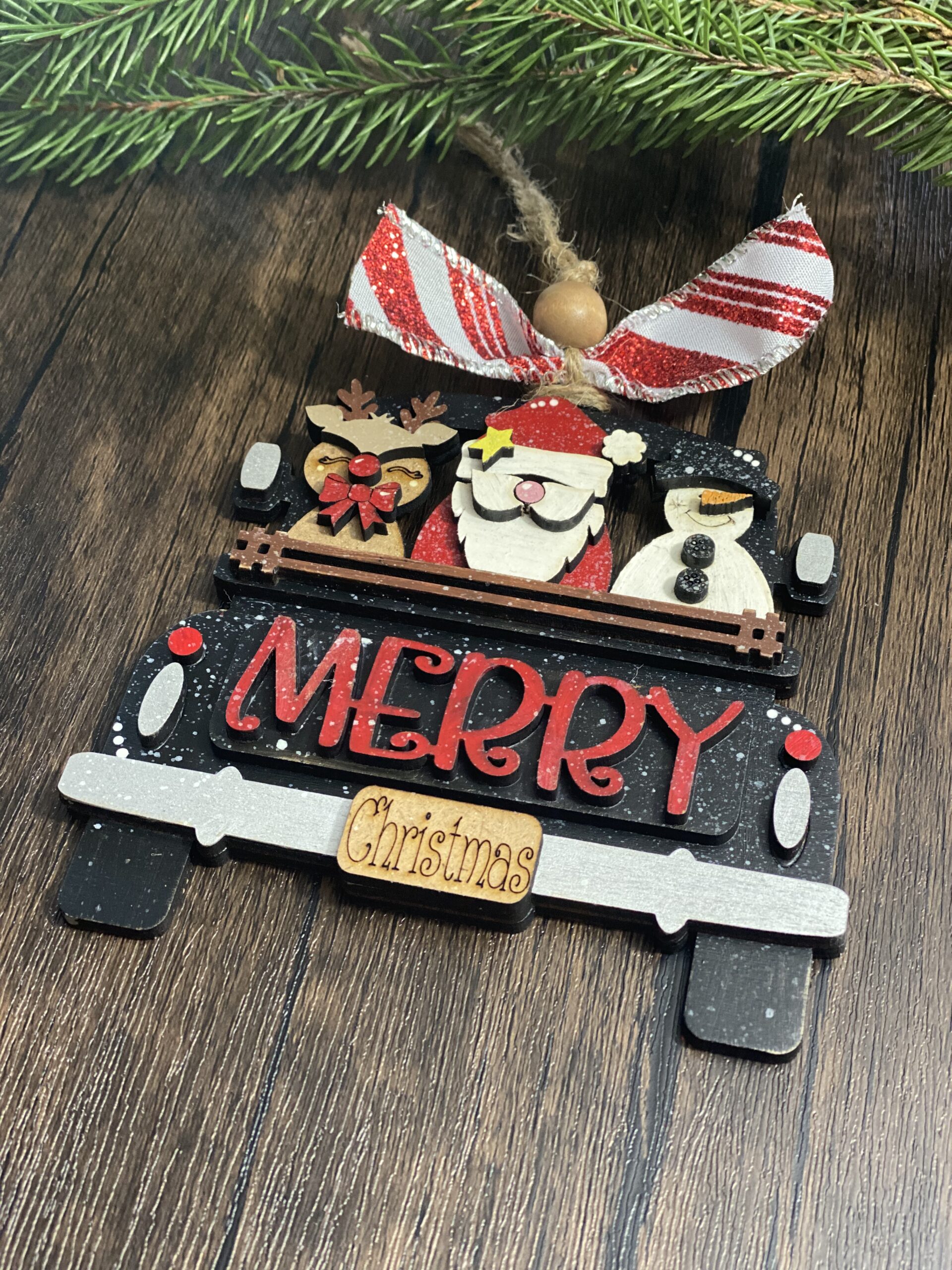 DIY Christmas Truck Ornament Kit - Merry Christmas - Image 4