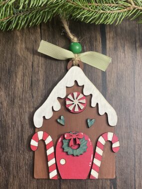 DIY Christmas Ornament Kit – Gingerbread House