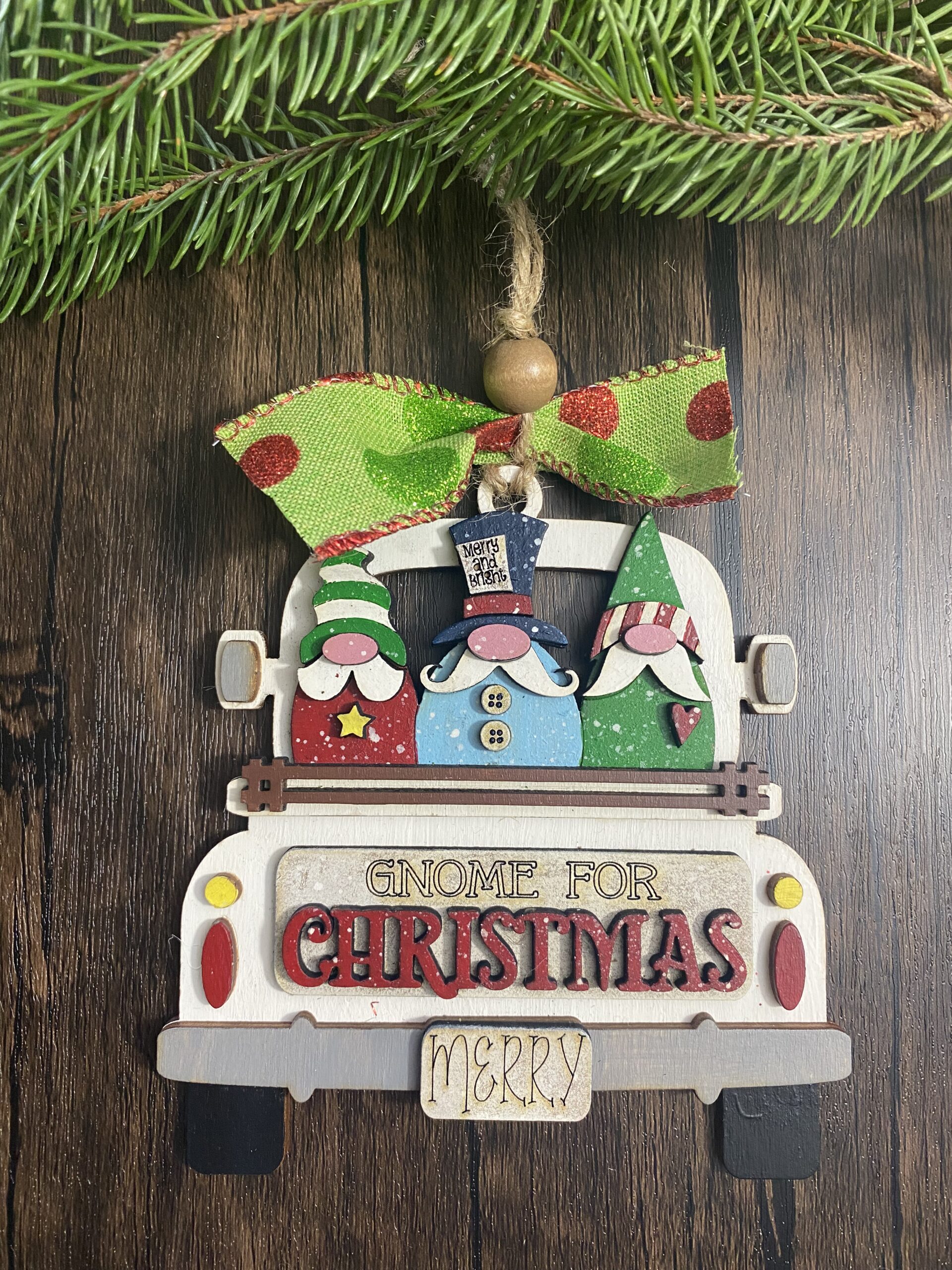 DIY Christmas Truck Ornament Kit - Gnome for Christmas
