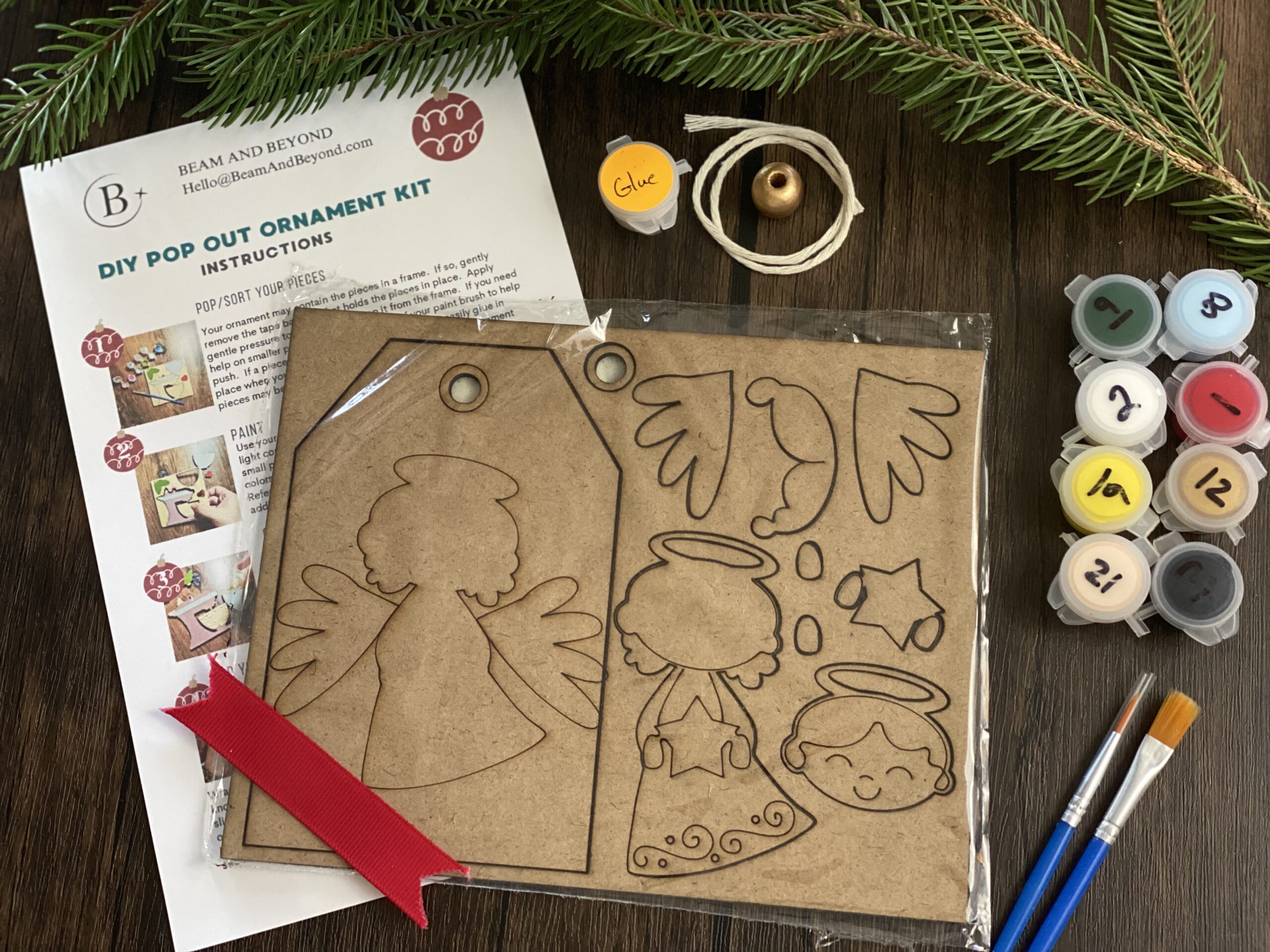 DIY Christmas Ornament Kit - Angel Star - Image 2