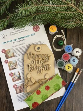 DIY Christmas Ornament Kit – Merry & Bright Lights