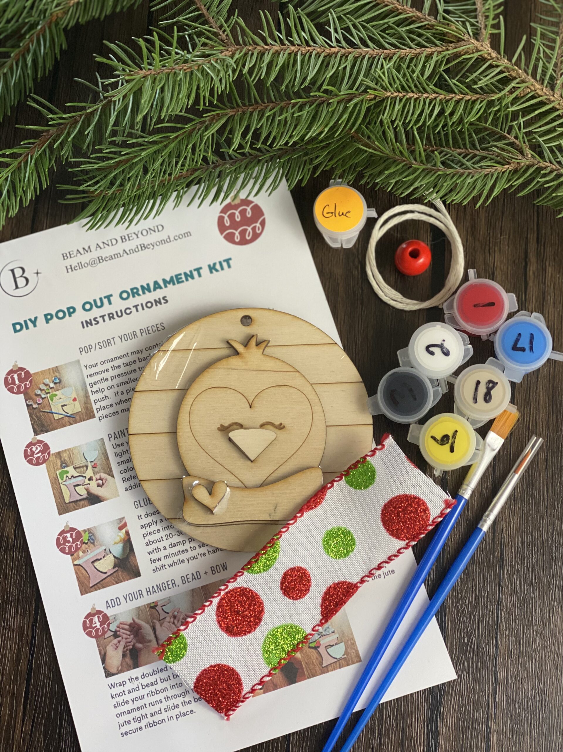 DIY Christmas Ornament Kit - Penguin - Image 2