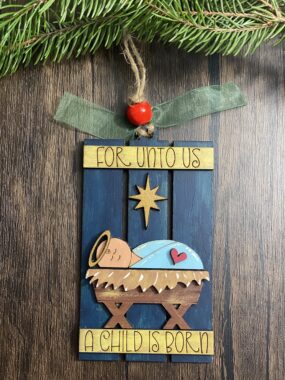 DIY Christmas Ornament Kit – A Savior is Born