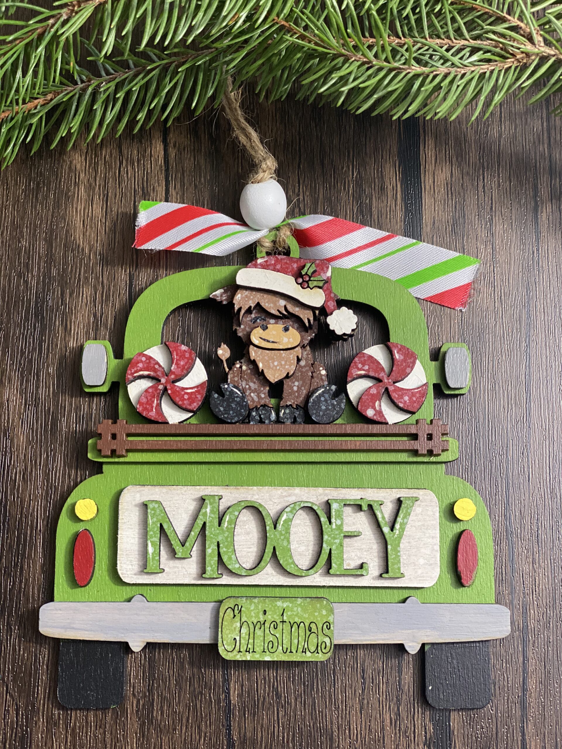 DIY Christmas Truck Ornament Kit - Mooey Christmas