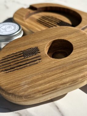 Whiskey/Bourbon Smoker and Cigar Tray Set