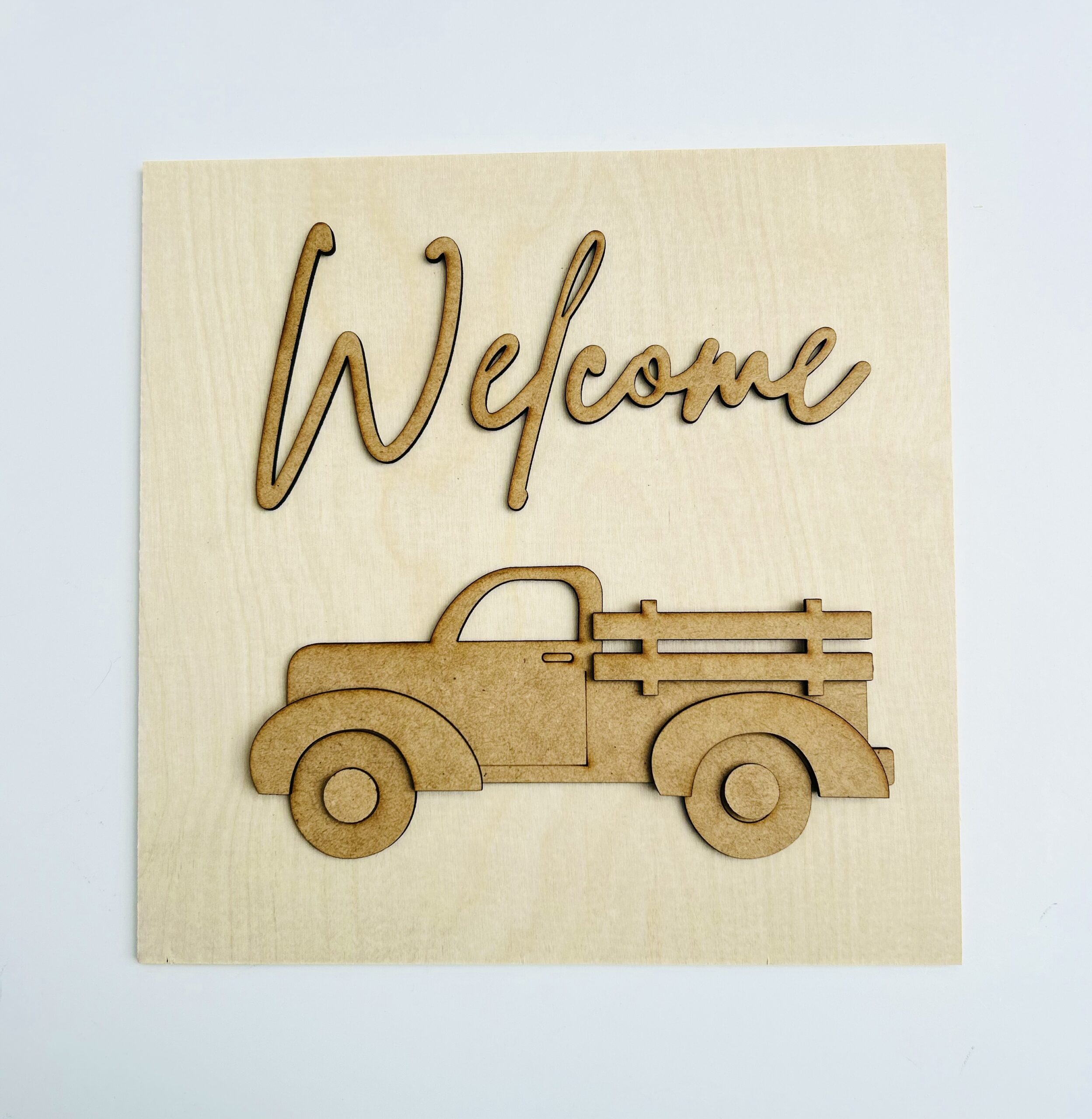 Welcome Truck Tile - Leaning Ladder Collection