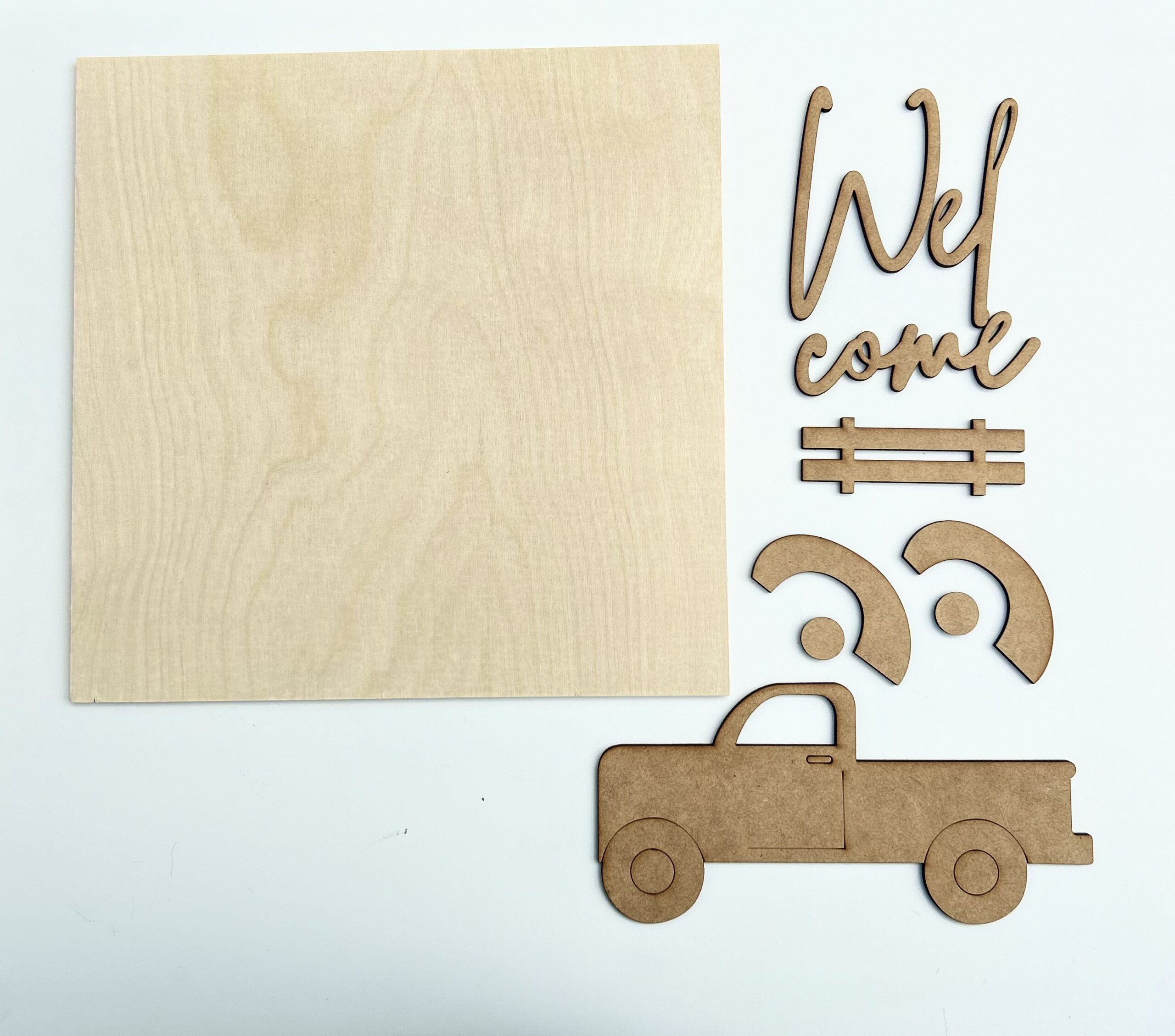 Welcome Truck Tile - Leaning Ladder Collection - Image 2