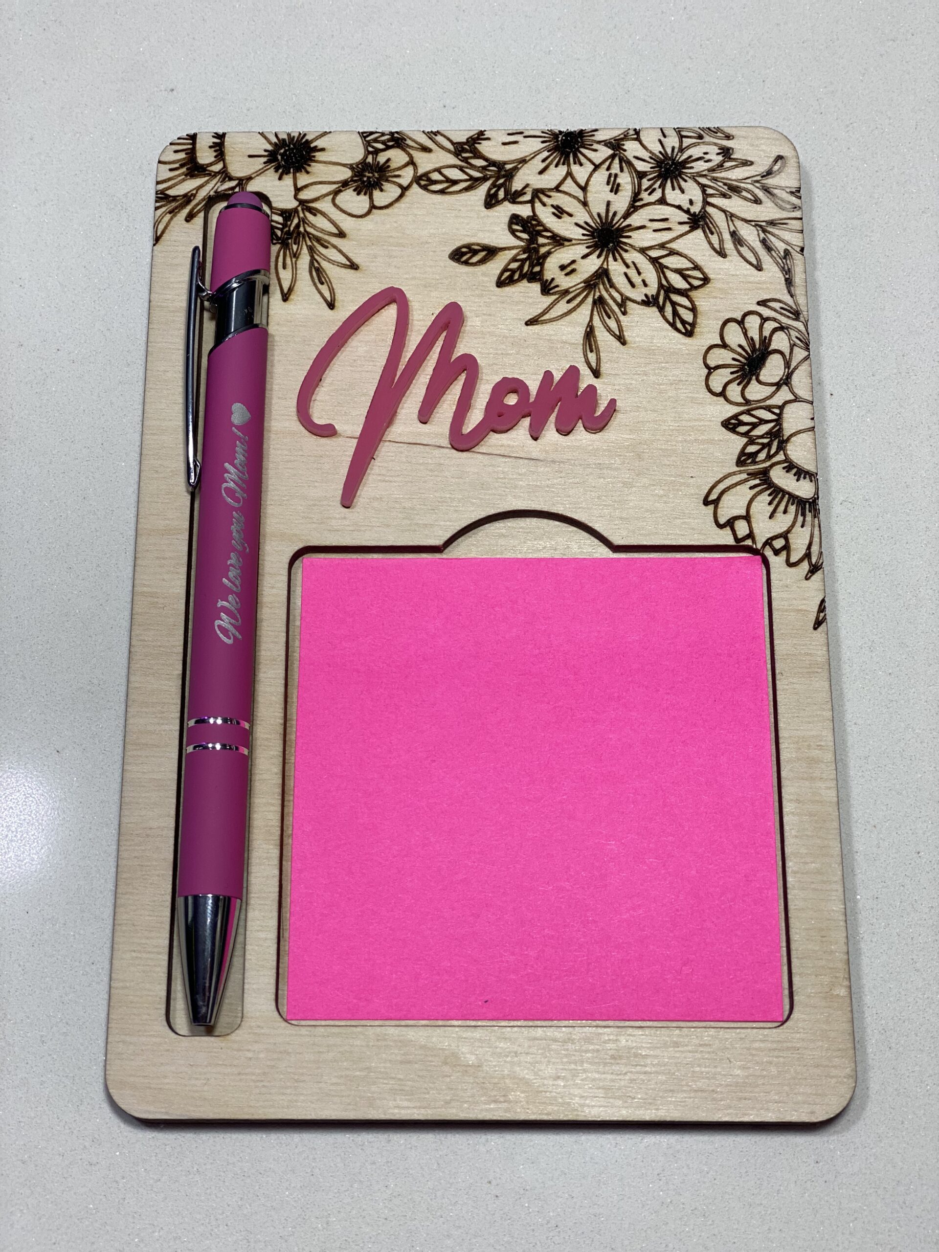 Notepad Desk Organizer and Pen Set for Mom - Image 4
