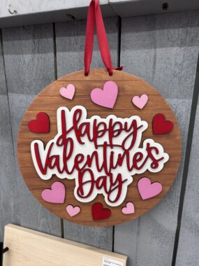 Valentine’s Day Door hanger